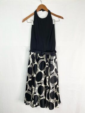 Maggy London | Dresses | Maggy London Black Sheath Style Ponte Knit Dress Studded Accents Sz 6
